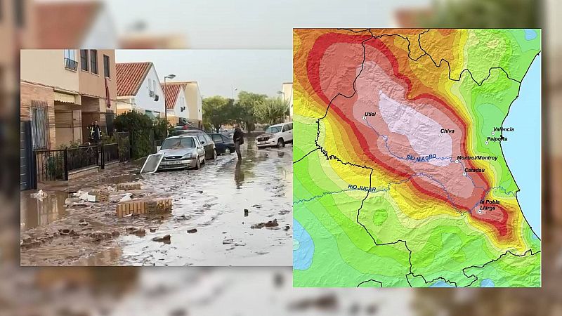 Así ha sido el catastrófico temporal de Valencia: la lluvia de todo un año concentrada en ocho horas