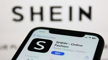 App de Shein en un mvil