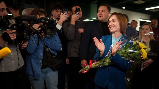 La europesta Maia Sandu es reelegida presidenta de Moldavia en la segunda vuelta de las elecciones