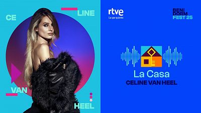 Celine Van Heel cantar "La Casa" en el Benidorm Fest 2025