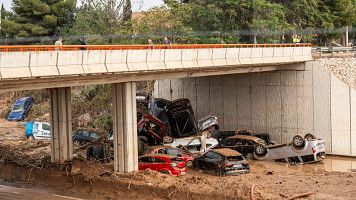 Estragos ocasionados por la DANA, a 4 de noviembre de 2024, en Torrent, Valencia, Comunidad Valenciana (Espaa).