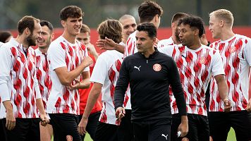 PSV - Girona: entrenamiento del Girona