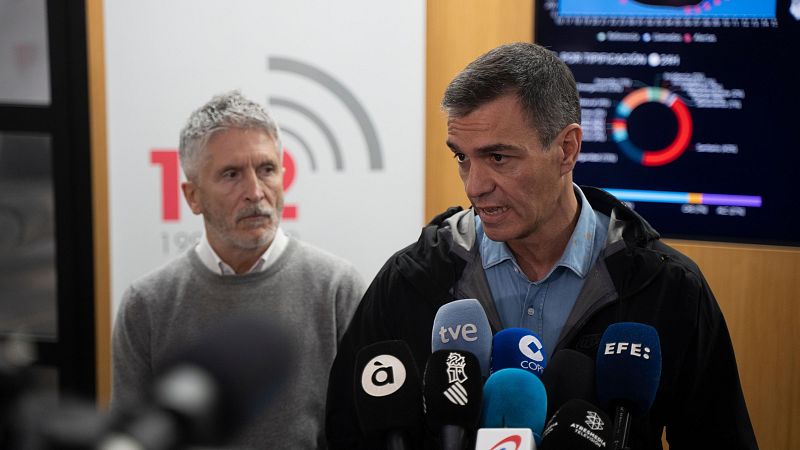 Sánchez descarta declarar el estado de emergencia: "Sustituir a la Generalitat resta eficacia, hay que trabajar codo con codo"