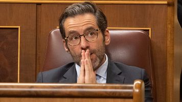 El vicesecretario de Cultura y portavoz del PP, Borja Smper