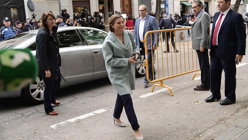 El Supremo aplaza al 9 de noviembre la declaración de Forcadell y la pone bajo vigilancia policial