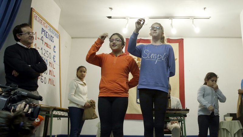 Los niños de San Ildefonso ya entrenan para 'El Gordo' de la Lotería de Navidad