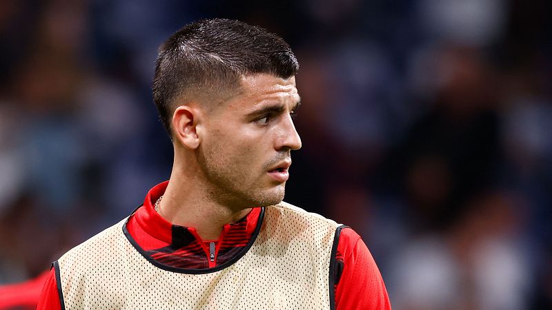 lvaro Morata, hospitalizado con un golpe en la cabeza tras un entrenamiento con el Milan