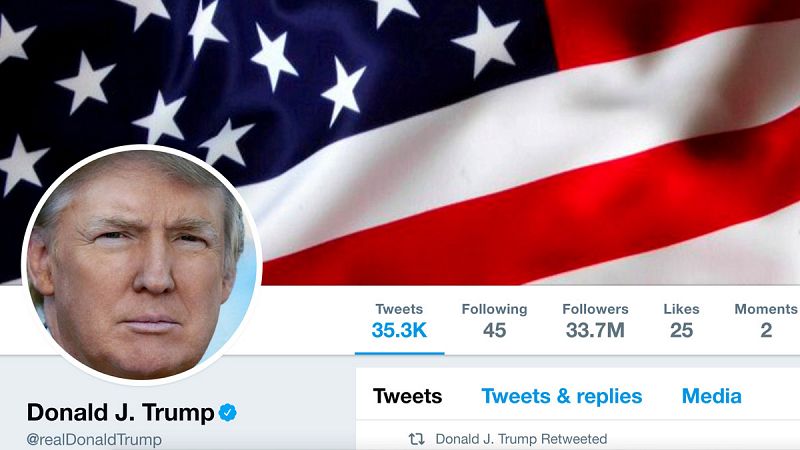 Un empleado de Twitter desactiva la cuenta de Trump en su último día de trabajo