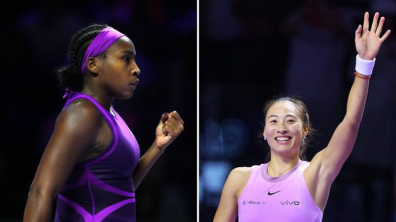 Una final contrapronóstico: Zheng y Gauff lucharán por su primer WTA Finals