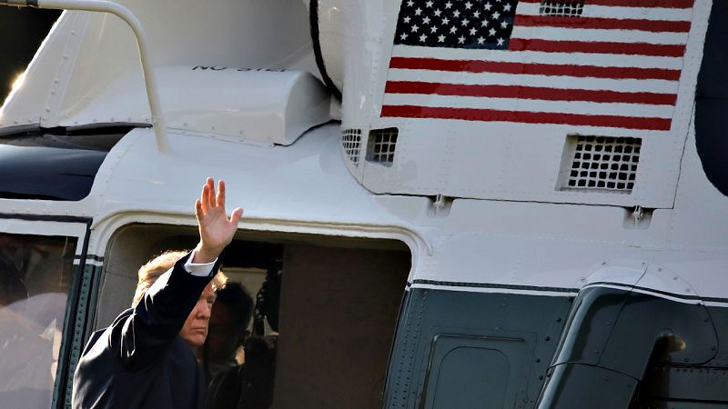 Trump parte hacia Asia en la gira internacional más larga y crucial de su presidencia