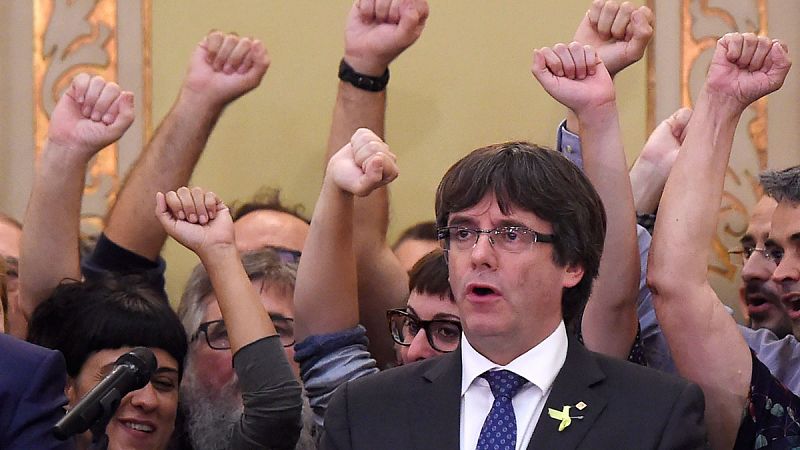 Puigdemont apuesta por una lista unitaria para el 21D "por la libertad de los presos políticos y la República"