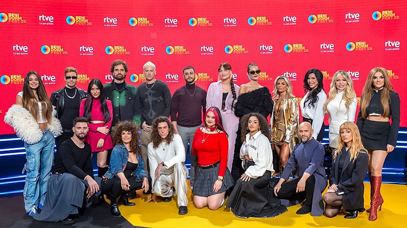 Arranca el Benidorm Fest 2025: RTVE presenta a los 16 artistas que formarán parte de la cuarta edición del festival