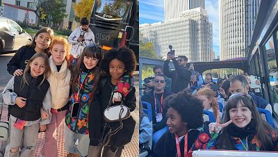 Eurovisin Junior 2024: Chloe DelaRosa visita Madrid con el resto de participantes