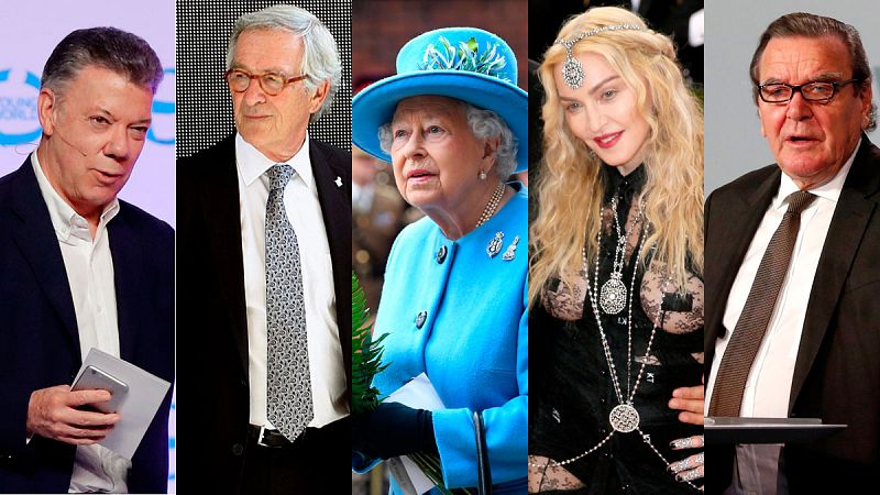 Un centenar de líderes como Isabel II, Santos o Schröder, vinculados con paraísos fiscales