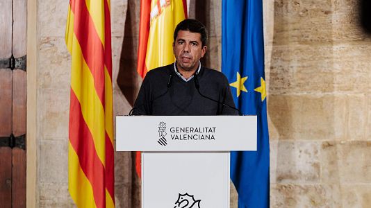 El president de la Generalitat valenciana, Carlos Mazn