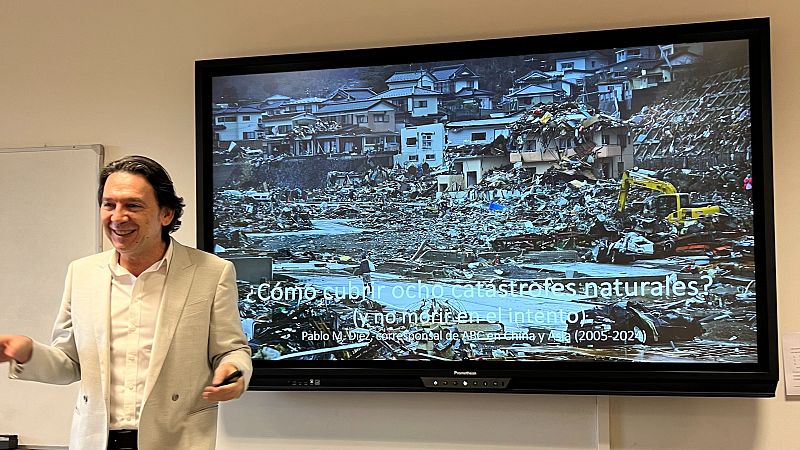 Pablo Díez: viajes como vida, pero "un periodista no es una ONG, tienes que hacer tu trabajo lo mejor que puedas"