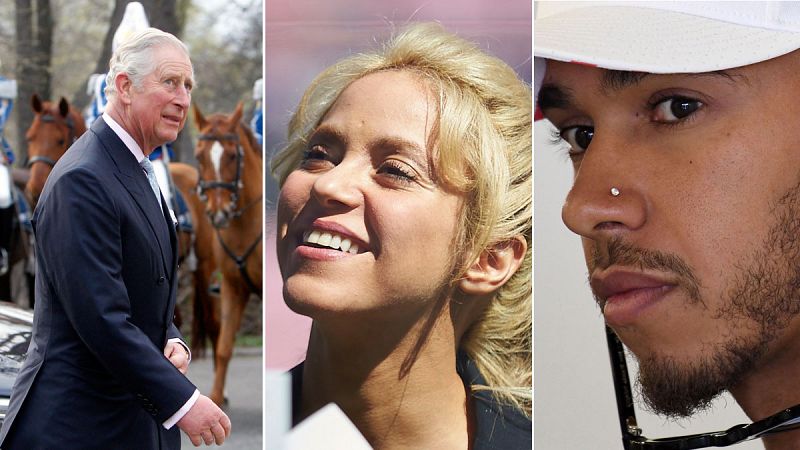 El príncipe Carlos, Shakira y Lewis Hamilton, entre los propietarios de sociedades opacas