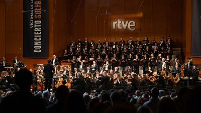 El Teatro Monumental acogi el concierto solidario de la Orquesta Sinfnica y Coro RTVE por las vctimas de la DANA