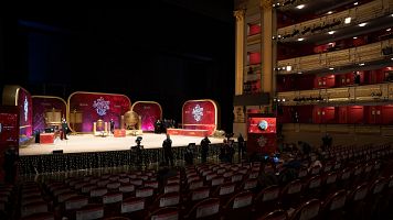 Imagen de archivo del Teatro Real momentos antes de empezar el sorteo