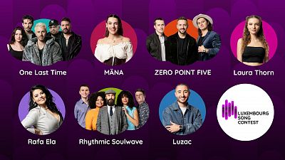 Siete artistas competirn en enero por representar a Luxemburgo en Eurovisin 2025