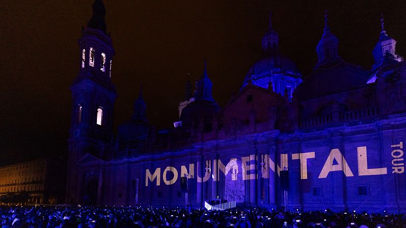 Dónde ver 'Monumental Tour', el concierto desde la Basílica del Pilar de Zaragoza