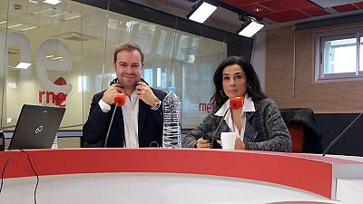 Las mañanas de RNE - Javier Sierra y Cristina López Barrio, ganador y finalista del Premio Planeta 2017 - 10/11/17 - Escuchar ahora