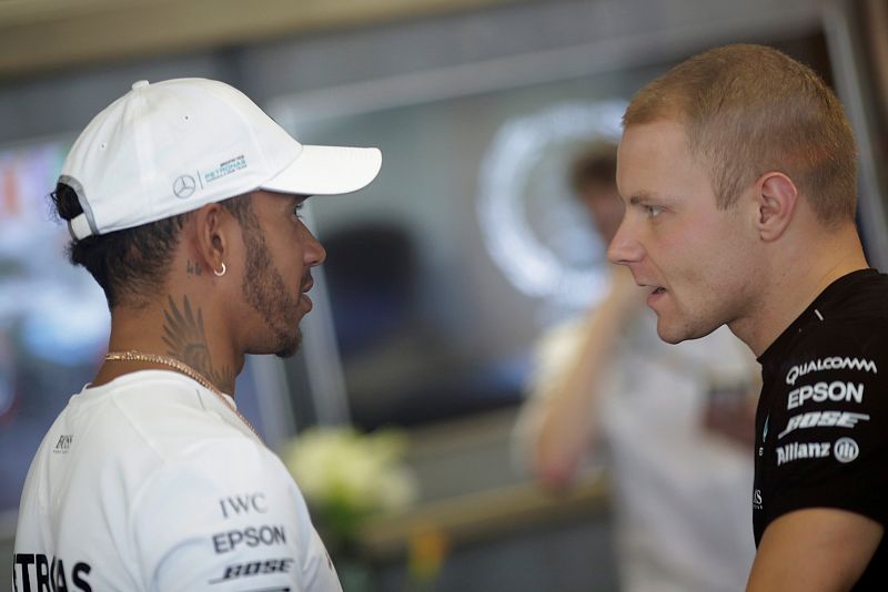Hamilton y Bottas confirman la hegemonía de Mercedes en Interlagos