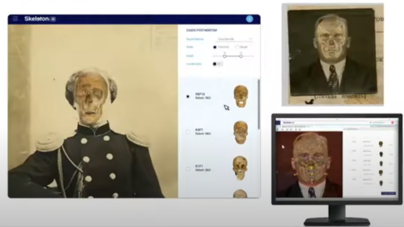 Cuando la IA ayuda a identificar cadáveres con una foto de la persona y la comparación con su cráneo