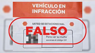 Cuidado con esta falsa multa de trfico con cdigo QR, es una estafa