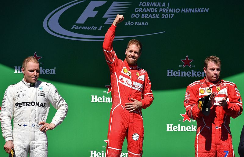Vettel gana en el circuito brasileño de Interlagos
