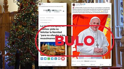 La Unin Europea y el Papa Francisco no han pedido no felicitar la Navidad ni reemplazar esta palabra