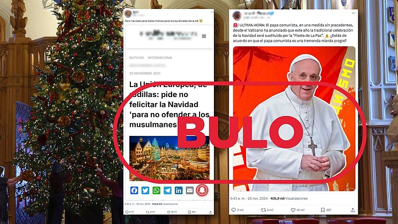 La Unión Europea y el Papa Francisco no han pedido no felicitar la Navidad ni reemplazar esta palabra