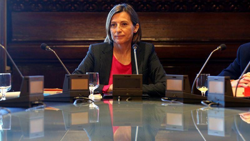 Forcadell vuelve al Parlament para una reunión de la Diputación Permanente