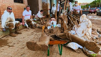 Voluntarios de la DANA en Catarroja.