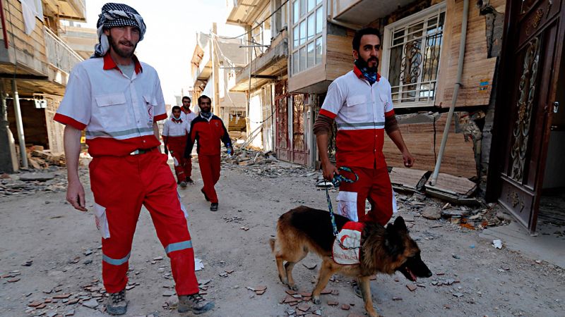 Irán da por terminadas las operaciones de búsqueda de supervivientes del terremoto de Kermanshah