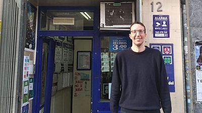 Loter�a de navidad: administraci�n 26 en Ruzafa, Valencia