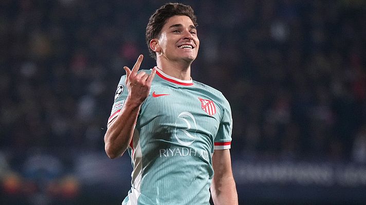 El jugador del Atltico de Madrid, Julin lvarez