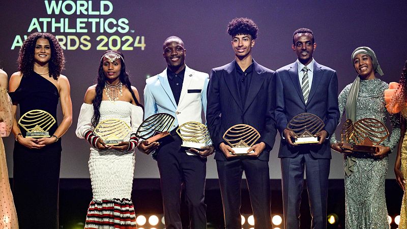 Tebogo y Hassan ganan los premios a mejor atleta del ao