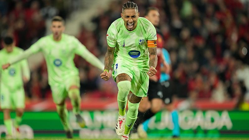 El Barça se oxigena en Son Moix con una goleada