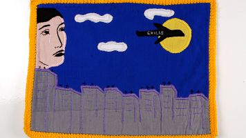 Arpillera hist�rica de Violeta Morales