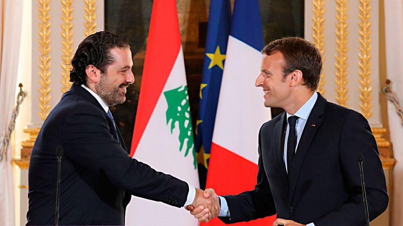 Macron invita a Saad Hariri y su familia a viajar "unos días" a Francia