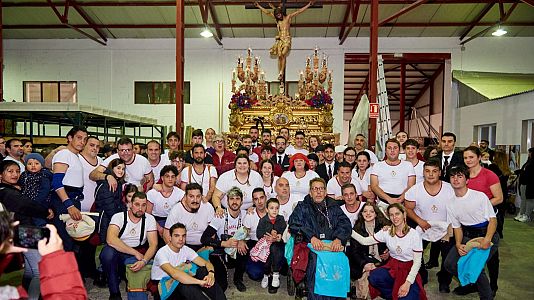 Cuadrilla de costaleros de 2023.