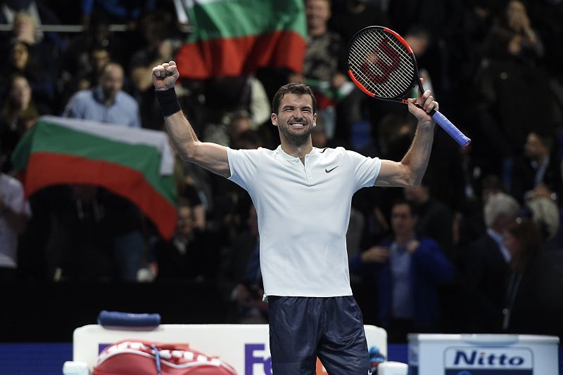 Dimitrov amarga la despedida de Carreño de las ATP Finals