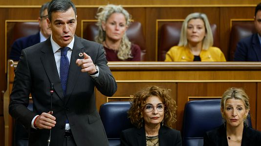 El presidente del Gobierno, Pedro Snchez, interviene en el Congreso