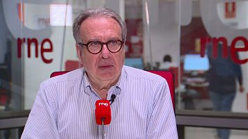 Josep Cun, el estudio de Radio Nacional