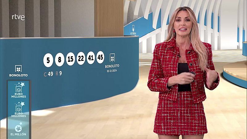 Sorteo de la BonoLoto y Euromillones del martes 10 de diciembre
