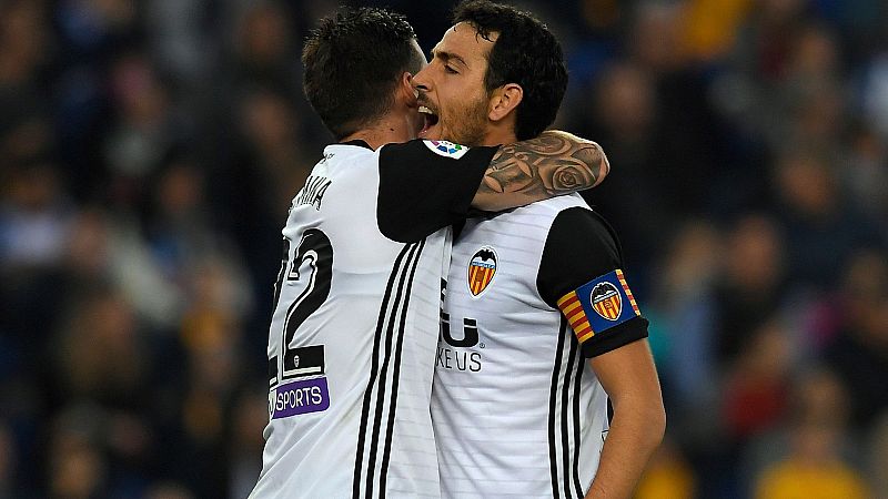 El Valencia castiga la mala puntería del Espanyol
