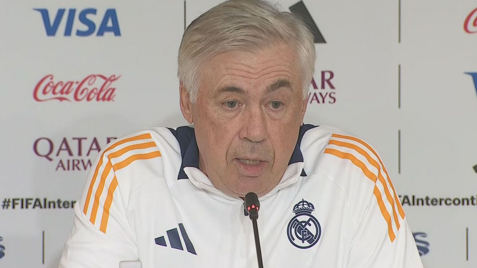 Carlo Ancelotti: "Si hay un mnimo riesgo, Mbapp no jugar"