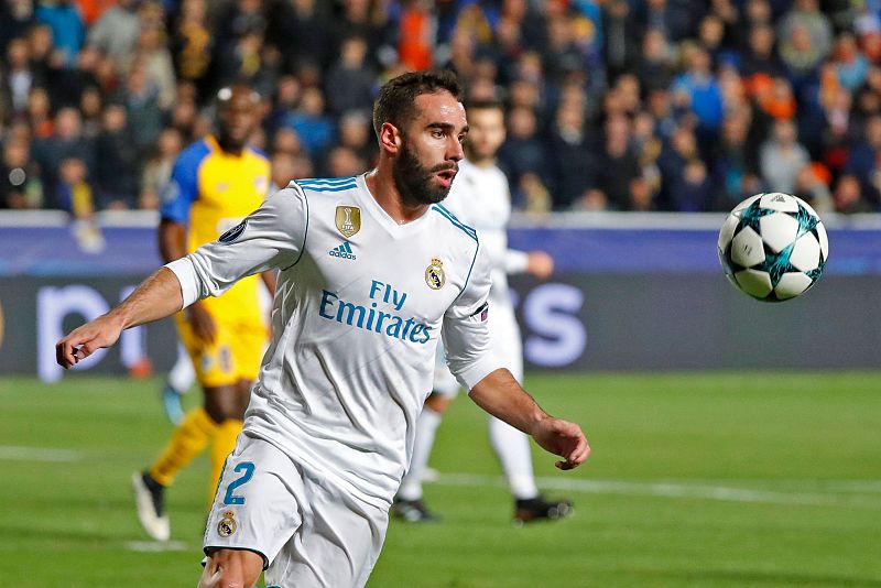 La UEFA abre expediente a Carvajal por provocar una amarilla ante Apoel