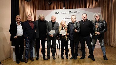 Bertha M. Yebra y Jos Mara Velzquez-Gaztelu recogen el II Premio Carlos Tena a la Divulgacin Musical de RTVE y SGAE